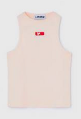 Camiseta Lagaam tirantes en crudo